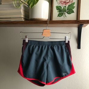Nike Dri-Fit Running Shorts Gray/Pink/Maroon